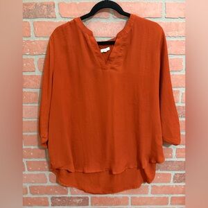 Maurice’s Atwood Blouse- Size XXL
Burnt Orange